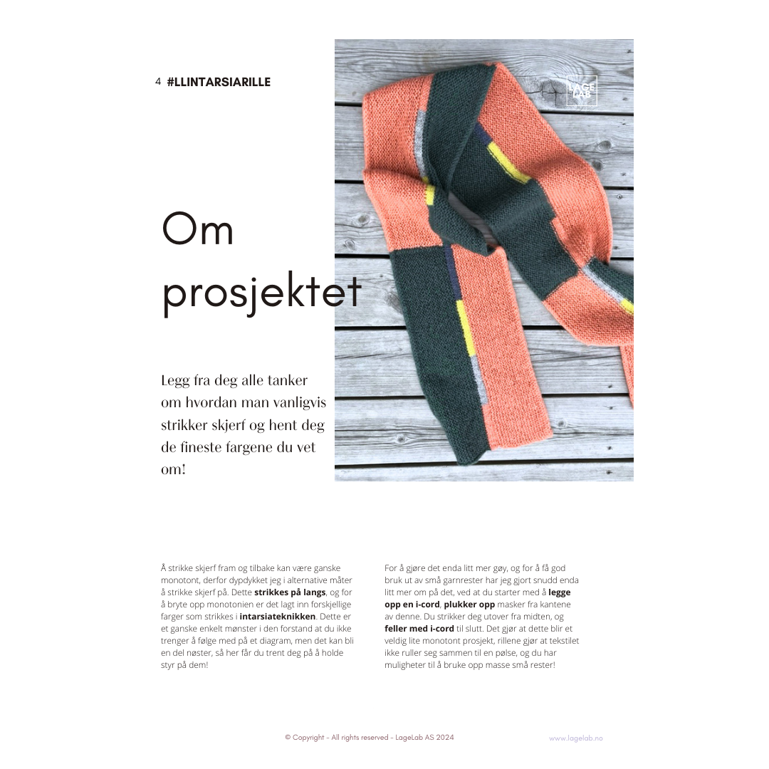 Intarsiarille - et helt vanlig uvanlig skjerf pdf