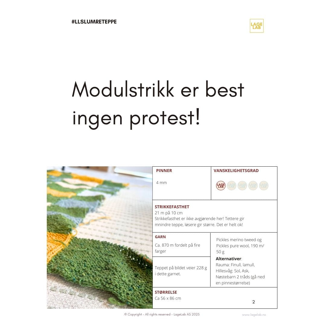 Slumreteppe og -skjerf
