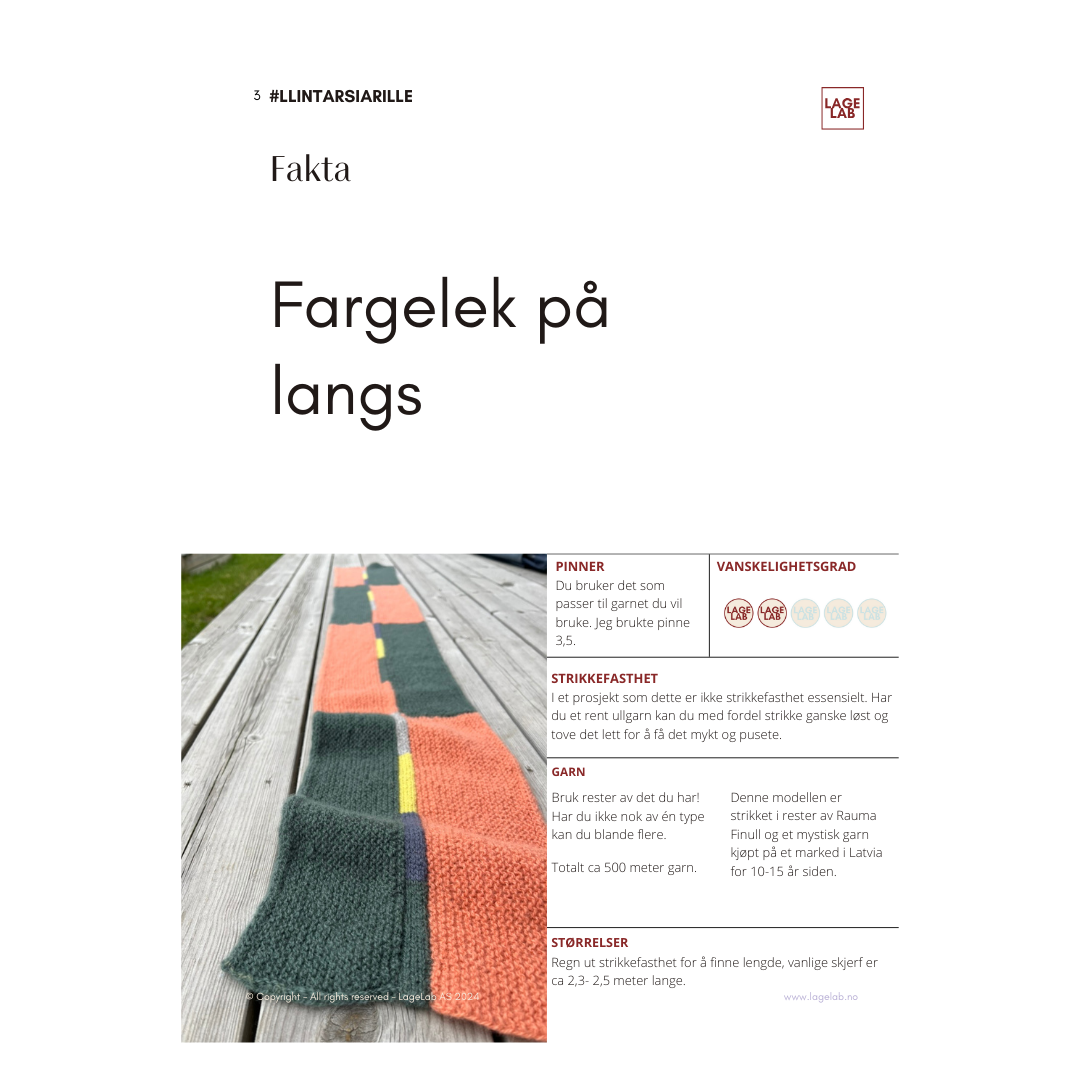 Intarsiarille - et helt vanlig uvanlig skjerf pdf